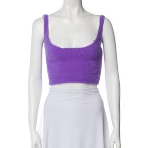 Off-White c/o Virgil Abloh Fuzzy Crop Top - IT42